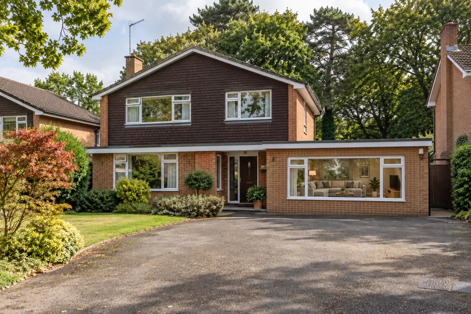 A 1970s detached house in Chandler&rsquo;s Ford after its double garage was converted into a family room