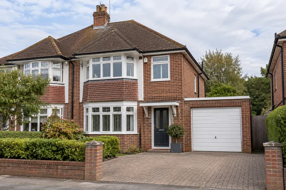 The same Shirley semi before the work, with its single garage door still in place