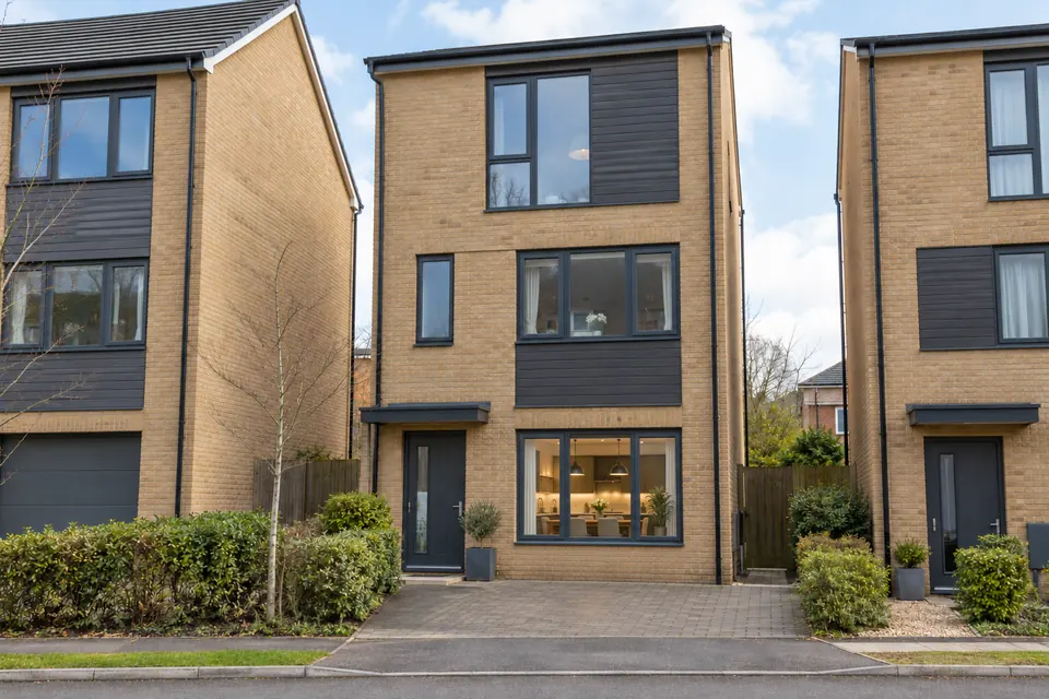 A three-storey Woolston townhouse with its integral garage converted to a kitchen (design visualisation)